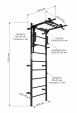 Шведская стенка с турником-брусьями FORMAN FLEXTER PROFI - Интернет магазин тренажеров и спортивных товаров Ural Fitness в Екатеринбурге Урал Фитнес продажа тренажеров беговая дорожка велотренажер эллиптический тренажер теннисный стол электромобиль велосипед батут для детей снегокат санки