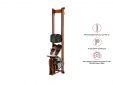 Гребной тренажер UNIX Fit Wood Rower Dark - Интернет магазин тренажеров и спортивных товаров Ural Fitness в Екатеринбурге , Москва, Московская область Урал Фитнес продажа тренажеров беговая дорожка велотренажер эллиптический тренажер теннисный стол велосипед батут для детей 