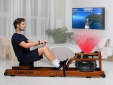 Гребной тренажер UNIX Fit Wood Rower Light - Интернет магазин тренажеров и спортивных товаров Ural Fitness в Екатеринбурге , Москва, Московская область Урал Фитнес продажа тренажеров беговая дорожка велотренажер эллиптический тренажер теннисный стол велосипед батут для детей 
