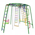 Детский спортивный комплекс уличный "Спутник-1Z Плюс" зеленый-радуга - Интернет магазин тренажеров и спортивных товаров Ural Fitness в Екатеринбурге , Москва, Московская область Урал Фитнес продажа тренажеров беговая дорожка велотренажер эллиптический тренажер теннисный стол велосипед батут для детей 