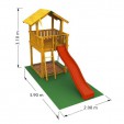 Детский городок Jungle Gym Chalet - Интернет магазин тренажеров и спортивных товаров Ural Fitness в Екатеринбурге , Москва, Московская область Урал Фитнес продажа тренажеров беговая дорожка велотренажер эллиптический тренажер теннисный стол велосипед батут для детей 
