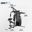 Силовой комплекс UNIX Fit BLOCK 70 MULTI - Интернет магазин тренажеров и спортивных товаров Ural Fitness в Екатеринбурге , Москва, Московская область Урал Фитнес продажа тренажеров беговая дорожка велотренажер эллиптический тренажер теннисный стол велосипед батут для детей 