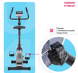 Велотренажер CARBON FITNESS U40 - Интернет магазин тренажеров и спортивных товаров Ural Fitness в Екатеринбурге , Москва, Московская область Урал Фитнес продажа тренажеров беговая дорожка велотренажер эллиптический тренажер теннисный стол велосипед батут для детей 