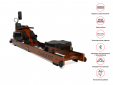 Гребной тренажер UNIX Fit Wood Rower Dark - Интернет магазин тренажеров и спортивных товаров Ural Fitness в Екатеринбурге , Москва, Московская область Урал Фитнес продажа тренажеров беговая дорожка велотренажер эллиптический тренажер теннисный стол велосипед батут для детей 