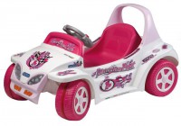 Электромобиль Peg-Perego Mini Racer Pink  - Интернет магазин тренажеров и спортивных товаров Ural Fitness в Екатеринбурге Урал Фитнес продажа тренажеров беговая дорожка велотренажер эллиптический тренажер теннисный стол электромобиль велосипед батут для детей снегокат санки