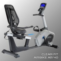 Велотренажер горизонтальный — Clear Fit AirBike AR 40 - Интернет магазин тренажеров и спортивных товаров Ural Fitness в Екатеринбурге Урал Фитнес продажа тренажеров беговая дорожка велотренажер эллиптический тренажер теннисный стол электромобиль велосипед батут для детей снегокат санки