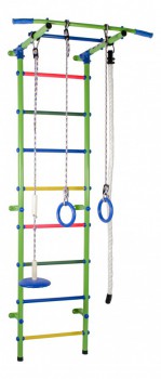 Детский спортивный комплекс Формула здоровья Start 1 салатовый радуга - Интернет магазин тренажеров и спортивных товаров Ural Fitness в Екатеринбурге , Москва, Московская область Урал Фитнес продажа тренажеров беговая дорожка велотренажер эллиптический тренажер теннисный стол велосипед батут для детей 