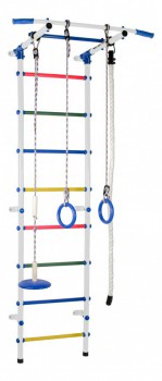 Детский спортивный комплекс Формула здоровья Start 1 белый радуга - Интернет магазин тренажеров и спортивных товаров Ural Fitness в Екатеринбурге , Москва, Московская область Урал Фитнес продажа тренажеров беговая дорожка велотренажер эллиптический тренажер теннисный стол велосипед батут для детей 