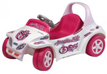 Электромобиль Peg-Perego Mini Racer Pink  - Интернет магазин тренажеров и спортивных товаров Ural Fitness в Екатеринбурге , Москва, Московская область Урал Фитнес продажа тренажеров беговая дорожка велотренажер эллиптический тренажер теннисный стол велосипед батут для детей 