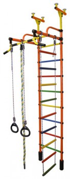 Детский спортивный комплекс "Жирафик" оранжевый-радуга - Интернет магазин тренажеров и спортивных товаров Ural Fitness в Екатеринбурге , Москва, Московская область Урал Фитнес продажа тренажеров беговая дорожка велотренажер эллиптический тренажер теннисный стол велосипед батут для детей 