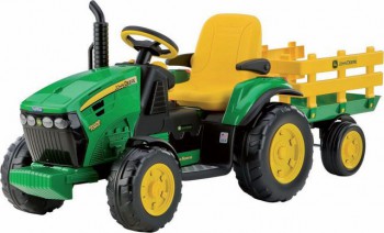 Электромобиль Peg-Perego JD Ground Force w/trailer  - Интернет магазин тренажеров и спортивных товаров Ural Fitness в Екатеринбурге , Москва, Московская область Урал Фитнес продажа тренажеров беговая дорожка велотренажер эллиптический тренажер теннисный стол велосипед батут для детей 