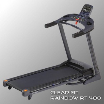 Беговая дорожка Clear Fit Rainbow RT 480 - Интернет магазин тренажеров и спортивных товаров Ural Fitness в Екатеринбурге Урал Фитнес продажа тренажеров беговая дорожка велотренажер эллиптический тренажер теннисный стол электромобиль велосипед батут для детей снегокат санки