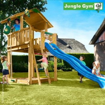 Детский городок Jungle Gym Chalet - Интернет магазин тренажеров и спортивных товаров Ural Fitness в Екатеринбурге , Москва, Московская область Урал Фитнес продажа тренажеров беговая дорожка велотренажер эллиптический тренажер теннисный стол велосипед батут для детей 